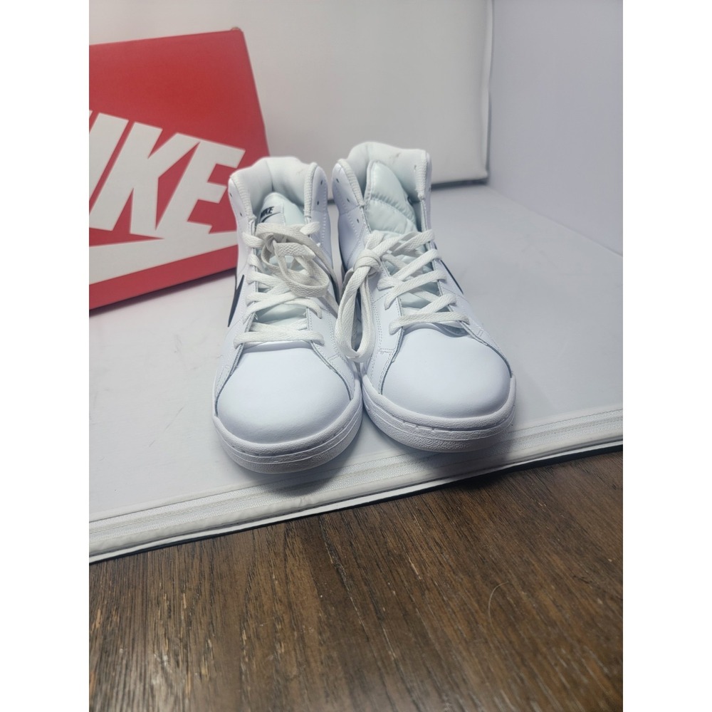 new NIKE Men's Court Royale 2 MID Running Shoe White Black White Onyx size 11.5 - Picture 6 of 8